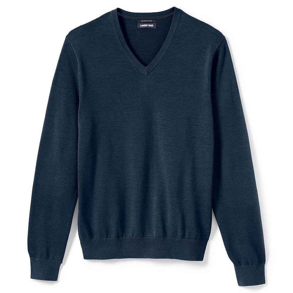 Men’s Land’s End V Neck Sweater